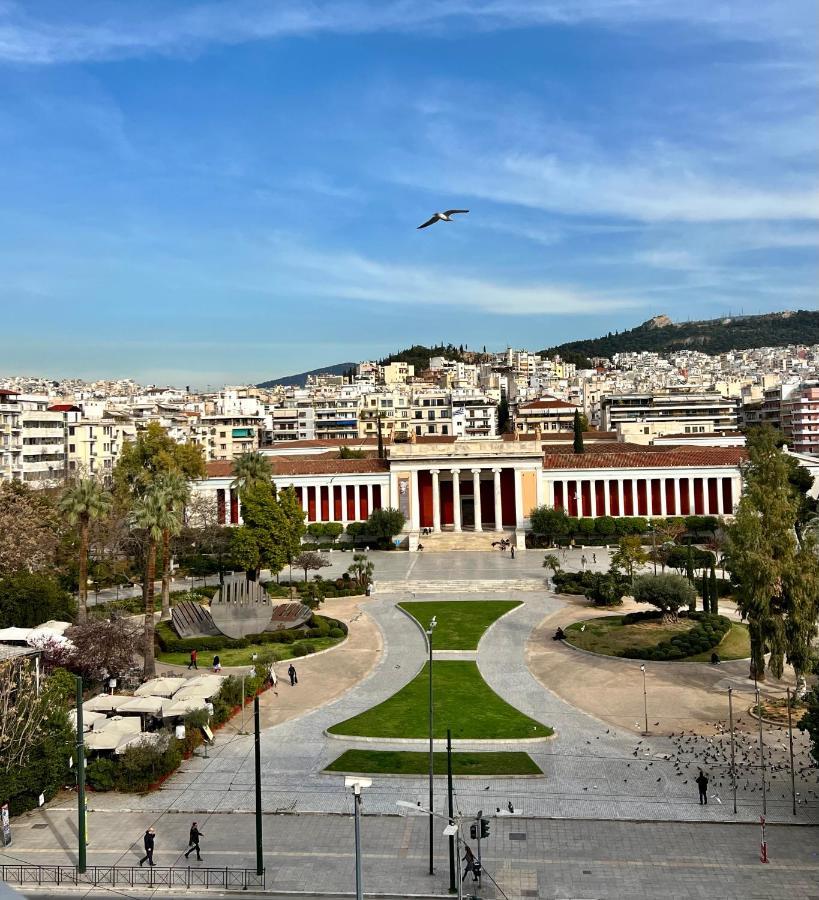 Marnis- View Of The Archeological Museum_ Athens Greece Apartment Exterior photo